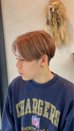 メンズカット+縮毛矯正