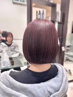 🍄カット(ロング、ミディアム、ボブ限定)+カラー🍄