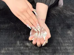 チップ長さ出し10本マグネットワンカラー／マグネットフレンチ／マグネットグラデーション💅