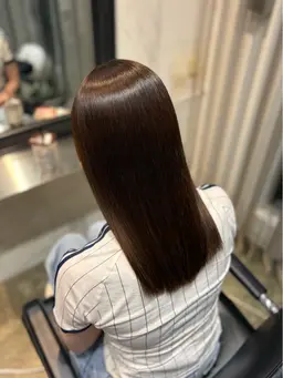 🤍 縮毛矯正 + 整えカット + 1stepトリートメント ⟡.·