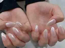【HAND】【安心の3年以上ネイリスト担当】オーロラワンカラーネイル¥5740
