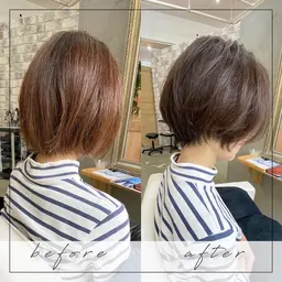 くせ毛カット＋カラー+クイックトリートメント