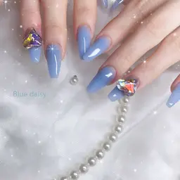 【オフなし】スカルプ（長さだし10本)ワンカラー‪‪❤︎‬