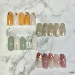 9,980円、8,980円相当のトレンドネイル【オフ有り】様々なサンプルからお選びいただけます💐✨