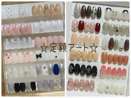 【ハンドジェル】定額ネイル ¥5500 ・¥6500(各12種類のサンプルよりお選びいただけます) ジェルオフ込