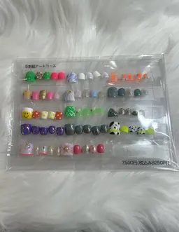 フットネイル５本組アートコース🎨オフなし