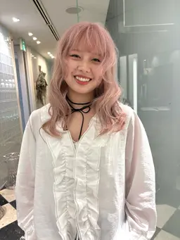 ケアブリーチカラー+2STEP KERASTASEトリートメント