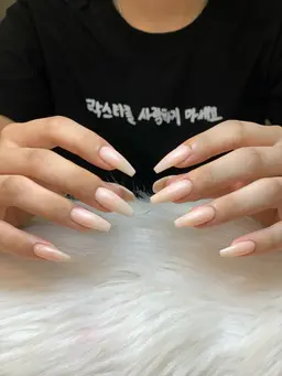 [自爪] 💗ワンカラー・ラメ