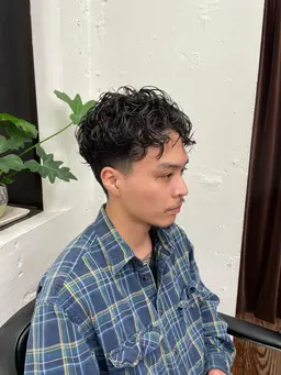 🌱9月限定クーポン🍃【メンズパーマ＋カット🧑🏻‍🦱】