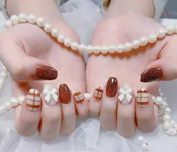 【チップNO3】🎀長さだし90分持ち込みデザイン(アート6本)🎀新規ソフトジェルオフ無料､➖500円割引