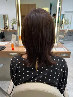 【スタンダードコース】minimo限定!ワンメイクカラー+ オージュアトリートメント+スパ