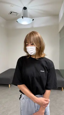 Wカラー(ブリーチあり）➕トリートメント🎀🖤