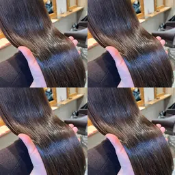 ワンカラー＋ Aujua2step ＋ 超音波アイロン【髪質改善／韓国へア】（寒色、艶）