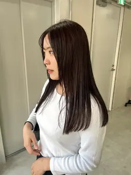 【透明感No1☆ご新規様限定】カット+カラー+髪質改善4stepケラチンTr　￥15000⇒￥9980