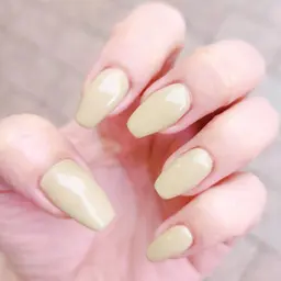 【Jrネイリスト】(オフなし)チップで長さだし☆深爪矯正！美爪育成ワンカラー　+1,000円でマグ・オーロラに変更可