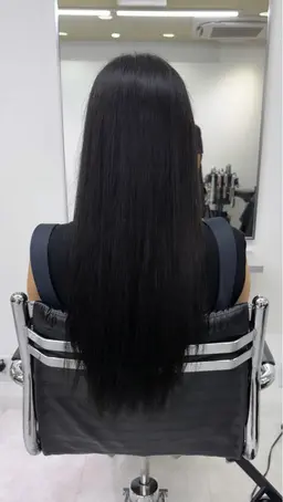 地毛風ストレートパーマ