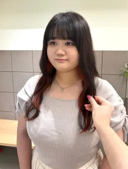 簡単イメチェン🎀インナー/イヤリングカラー✧︎*。