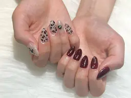 💗【ハンド】120分デザイン（ガッツリアート5.6本目安） 持込0K！（パーツ付け放題！）