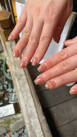 【月替わり定額デザイン🌸】チークネイル/オフ無