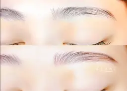 【✨無料✨女性限定】🌼眉パーマのみ(WAX込みの場合は+¥3300)🌼[毛流れを矯正、トリートメントで育毛効果も！]