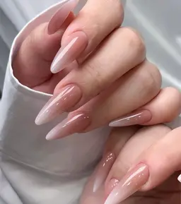 チップ長さだしカラーグラデーション🩵/マグネットグラデーション🧲🥰