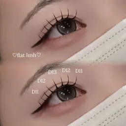 フラットラッシュ120本 ➕束感コーティング付き🩶*.+゚【オフ別途】