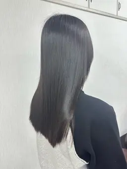 カット+うる艶縮毛矯正+髪質改善tr