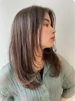 毛先パーマ🌀💫+ 3 step treatment 🫧