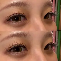 【マツエク☆モデル】まつげエクステ装着モデル(フラットマットラッシュ）⚠️休日 18時半以降