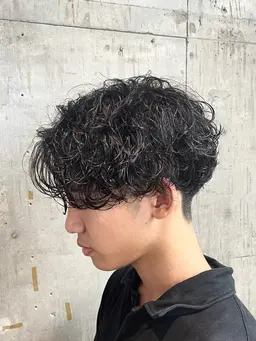 🌀👊10月新規限定【毎朝のセットを楽に】メンズカット＋パーマ(特殊パーマ別途2000円)👊🌀