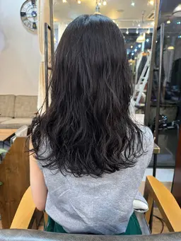 【  朝を楽に過ごしたい方へ✨️  ‪】コテ巻き風パーマ🐋🫧‪