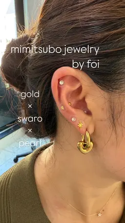 耳ツボジュエリー💎12粒ジュエリー選び放題　シンプルなジュエリーからキャラクタージュエリー　多数ご用意🫧