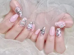 🍓🍓やり放題_持ち込みデザイン🍓🍓デザイン6本ok🍓 4500【ジェルオフ無料ケア込み】