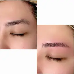 【メンズ】眉毛スレッディング➕眉毛パーマ（眉毛の毛流れ修正！）