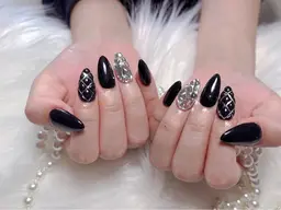 🌷アクリルスカルプ🌷🌷シンプルデザイン4本付け放題