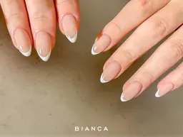 【オフあり】ハンド💅🏻《フレンチネイル🍭》パラジェル変更+¥1,100✨／横浜関内桜木町