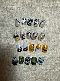 🎃ハロウィン期間限定　120持ち込みデザイン　アートネイル限定