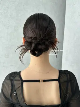 お呼ばれヘアセット🤍