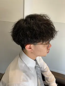 似合わせメンズカット+ツイスト系パーマ