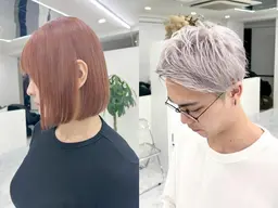 【梅田エリア最安値*ダブルカラー】ブリーチ1回+全体カラー
