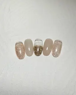 【11月限定】すぐ予約💙オフ込み ジェルチップ長さだし10本   定額でサイン🫧