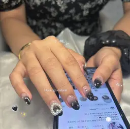 オフ込みカラーグラデーションorフレンチ♡