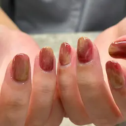 《オフなし》60分 持ち込みデザイン シンプルネイル ニュアンスネイル