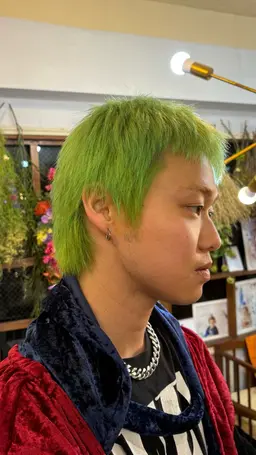 【ブリーチ込、色指定なし‼️相談🆗】✨1ブリーチ＋ワンカラー✨¥7,700