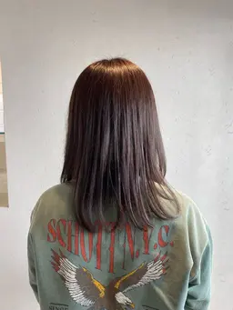 カット＋透明感HUEカラー