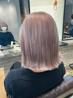 カット➕ダブルカラー【ブリーチカラー】➕2STEPスチームトリートメント