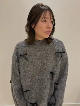 カット+髪質改善ストレート