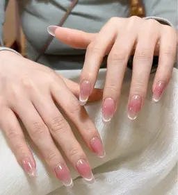 [長さだし] チークネイル+マグネット　￥9500