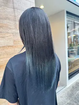 【デザインカラー🐠🫧】袖カラーインナーカラーエンドカラー💇🏼‍♀️×2ステップトリートメント(minimo限定)