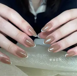 【練習モデル様価格にて3名様限定✨】𝐡𝐚𝐧𝐝 フレンチネイル🕊️🩰【𝑶𝑭𝑭無】